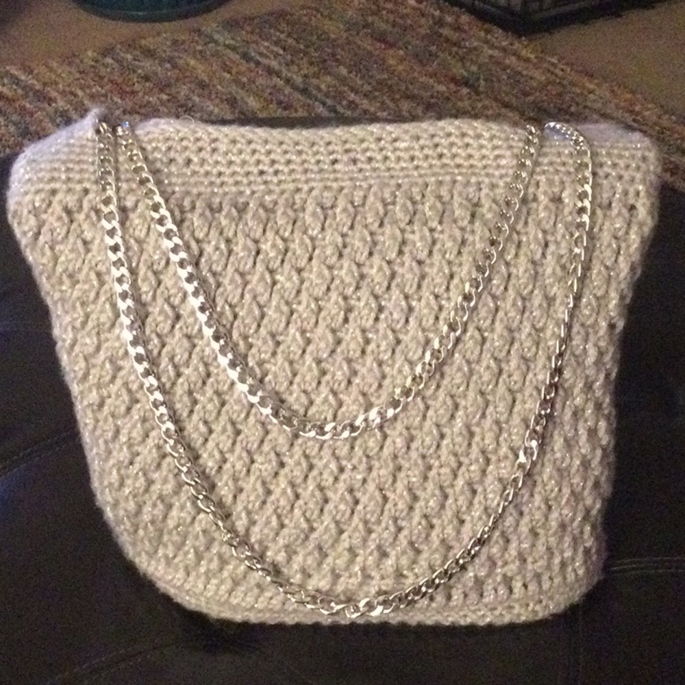 Hand Crocheted Shoulder Bag